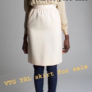 VTG YSL skirt